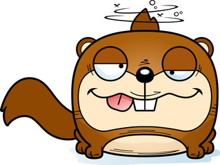 Cartoon Goofy Squirrel