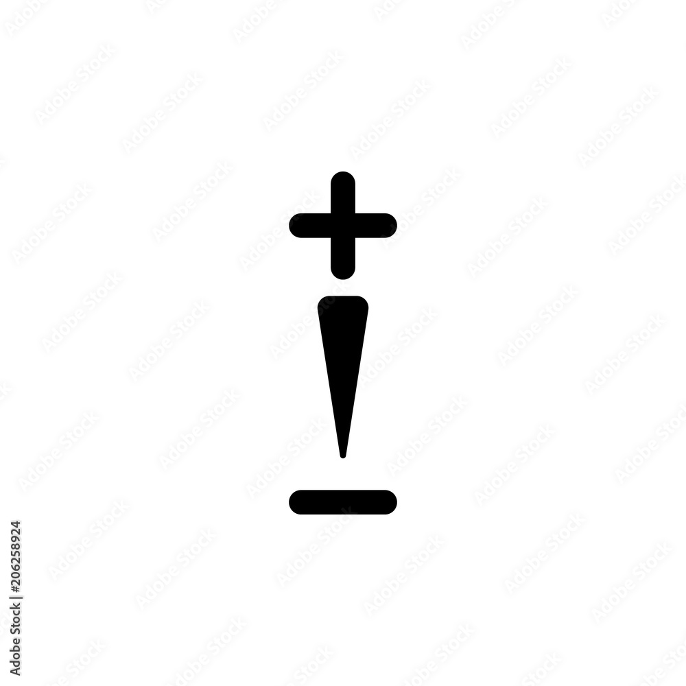 Poster sound mark icon. element of simple music icon for mobile concept and web apps. isolated sound mark i