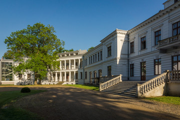 Obraz premium Palace of the Lubomirski Princes and monastery in Szymanow, Mazowieckie, Poland