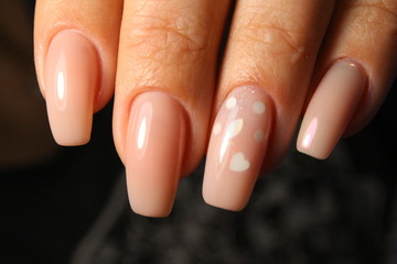 fashion manicure of nails