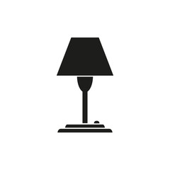 Lamp light black icon