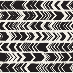 Vector seamless freehand pattern. Doodle monochrome print with hand drawn texture. Trendy graphic design.