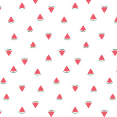 Watermelon slice vector pattern - 206264518