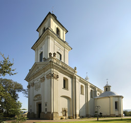 Church of  St. Lawrence (Wawrzyniec) in Rymanow. Poland