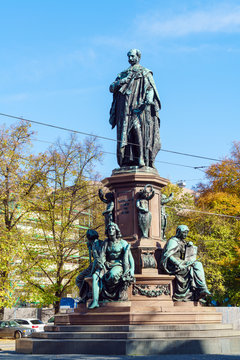 Maxmonument (1875), statue of Maximillian II, Munich, Germany
