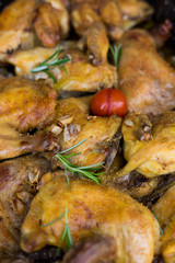 baked chicken legs with tomato