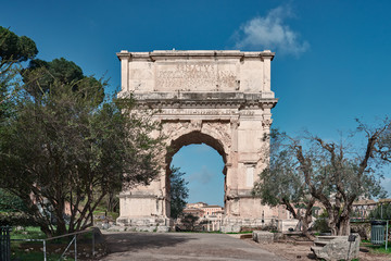 Fototapeta na wymiar Rome, Arch of Titus