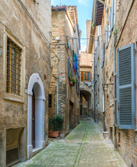 Scenic view in Urbino, city and World Heritage Site in the Marche region of Italy.