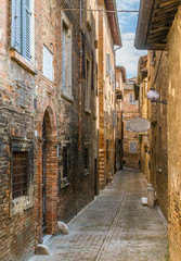 Fototapeta na wymiar Scenic view in Urbino, city and World Heritage Site in the Marche region of Italy.