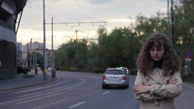 Lonely Young Woman 