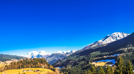 Fototapeta premium Spring landscape by Berchtesgaden in Germany