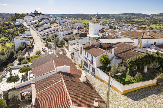 a view over Terena town (Municipality of Alandroal), District of Evora, Portugal