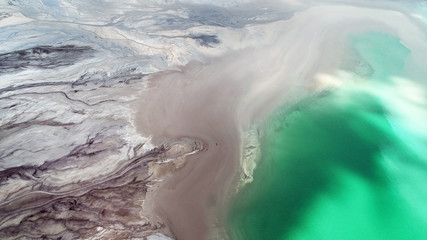 Aerial landscape - Power plant settler