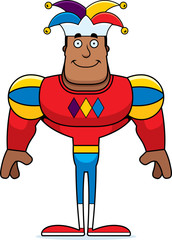 Cartoon Smiling Jester