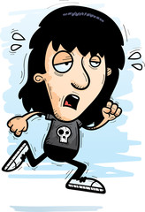 Exhausted Cartoon Metalhead