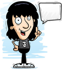 Cartoon Metalhead Talking