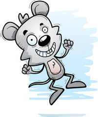 Cartoon Male Mouse Jumping
