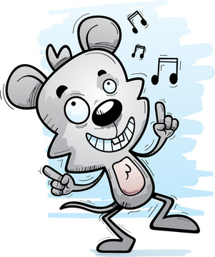 Cartoon Male Mouse Dancing
