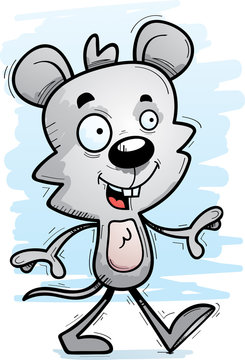 Cartoon Male Mouse Walking