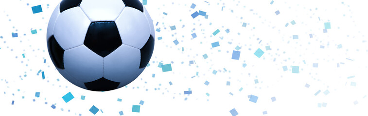 Ball auf dem Fussballplatz