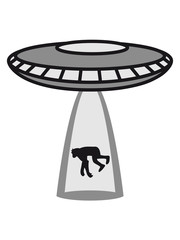 affe schimpanse entführen strahl laser beamen untertasse schnell raumschiff rakete all weltall weltraum fliegen schnell raumfahrt raumfahrer astronaut alien ufo space reise