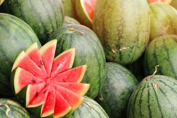watermelon at the street food