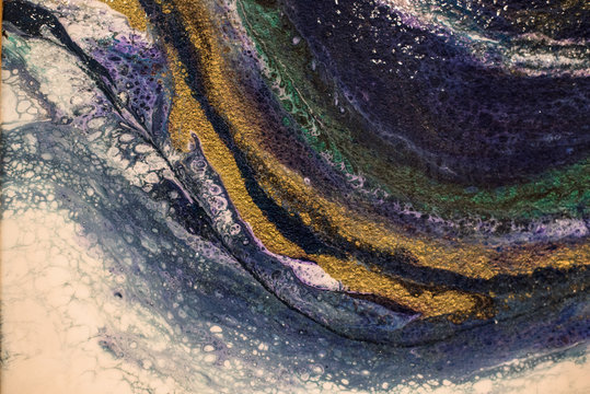 abstract paintings acrylic and resin