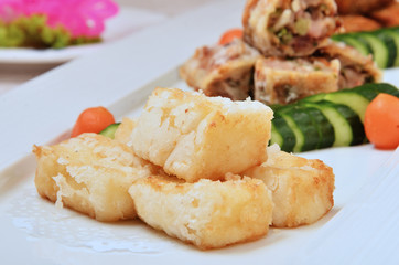 Gaojha is a traditional snack in Yilan, Taiwan