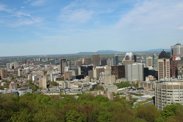 Vue de Montréal du Mont-Royal