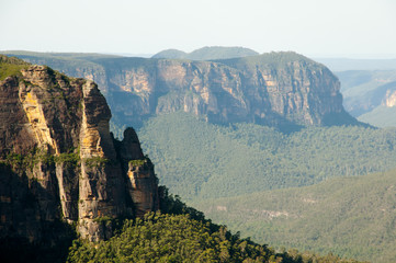 Fototapeta na wymiar Govett's Leap Lookout - Blue Mountains - Australia