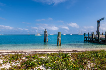 Wooden Pylons of Dry Tortugas