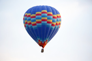 Passenger balloon flying in the sky Cappadocia