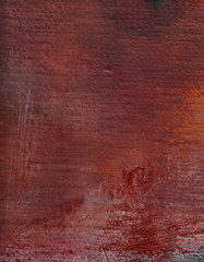 Obraz premium Abstract art background. Oil on linen. Brown and dark colors. Soft brushstrokes of paint.