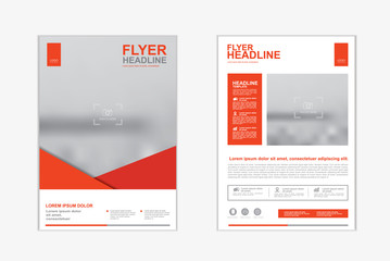Templates presentation for annual report, flyer, leaflet, brochure, corporate report, advertising. vector design. no8