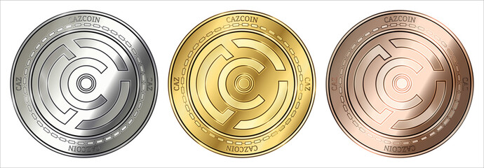  Cazcoin (CAZ) coin set.