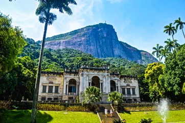 Deurstickers Parque Lage (of Parque Enrique Lage), in de stad Rio de Janeiro, Brazilië © Mark