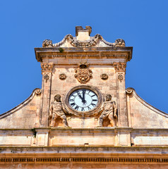 XiX century town hall Ostuni, Puglia, Italy