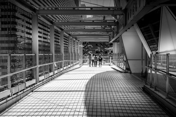 Heading outside for lunch.