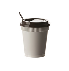 coffee cup isolated on white background.