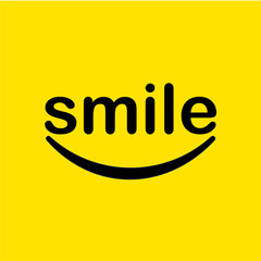 Smile Vector Template Design Illustration