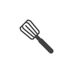 Whisk vector icon. filled flat sign for mobile concept and web design. Kitchen utensil solid icon. Slotted Spatula Symbol, logo illustration. Pixel perfect vector graphics