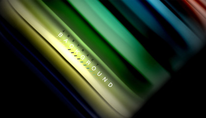 Fluid mixing colors, vector wave abstract background