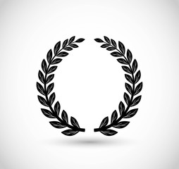 Laurel vector icon