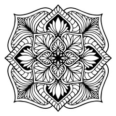 Mandalas for coloring  book. Decorative round ornaments. Unusual flower shape. Oriental vector, Anti-stress therapy patterns. Weave design elements. Yoga logos Vector.