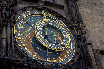 Fototapeta na wymiar Astronomical clock, Praha, Czech Republic
