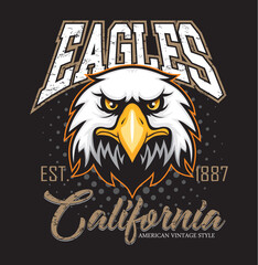 Eagle head logo for t-shirt