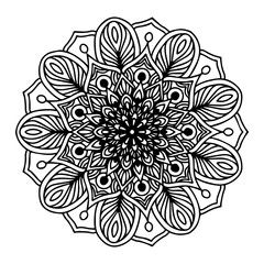 Mandalas for coloring  book. Decorative round ornaments. Unusual flower shape. Oriental vector, Anti-stress therapy patterns. Weave design elements. Yoga logos Vector.