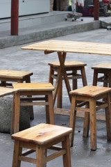 Vintage Side Walk Restaurant in China