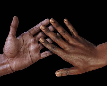 Black People Holding Hands Together