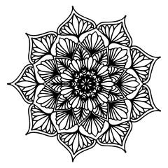 Mandalas for coloring  book. Decorative round ornaments. Unusual flower shape. Oriental vector, Anti-stress therapy patterns. Weave design elements. Yoga logos Vector.